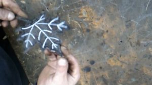 Как сделать кованый,кленовый лист своими руками,горячая ковка металла