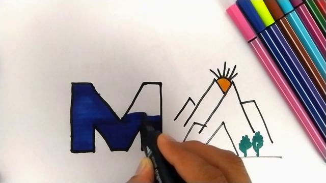 ABC : Unravelling the English Alphabet's Secrets | Easy ABCD learning with pictures and colours