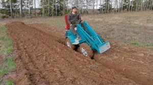 Отвал, Плуг, Минипогрузчик своими руками.