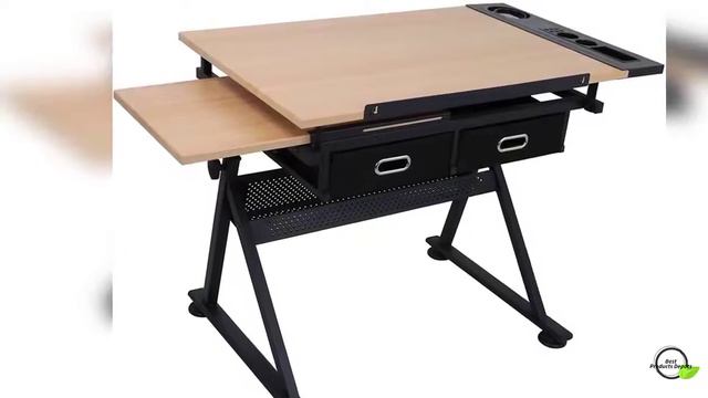 Best drafting table | ZENY Height Adjustable Drafting Draft Desk Drawing Table | Desk Tillable смотреть онлайн