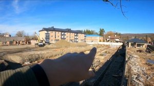 Заливка фундамента. Как залить фундамент. Строительство многоэтажки.