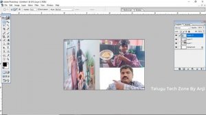 #2 || How to Use Copy Merged In Photoshop 7.0 In Telugu || Copy Merged Option In Photoshop In Telug