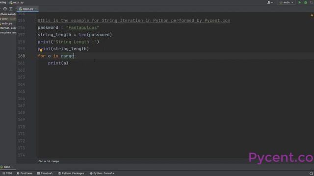 What is String Iteration in Python | with Real time examples | Python Tutorial for Beginners