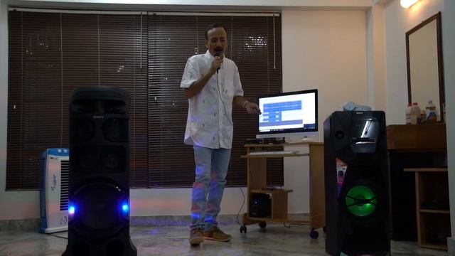 Pukaartaa chalaa hoon main - Karaoke - Sony MHC-V81D смотреть онлайн