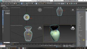 Создание вазы в 3D MAX