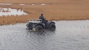 Тест вездехода ЛитЛ на разных местностях.