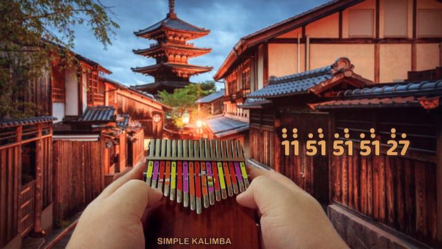 Always Remember Us This Way (Lady Gaga) - Kalimba Easy Tutorial