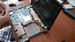 Сборка и замена термопасты ноутбука Acer V3 571g