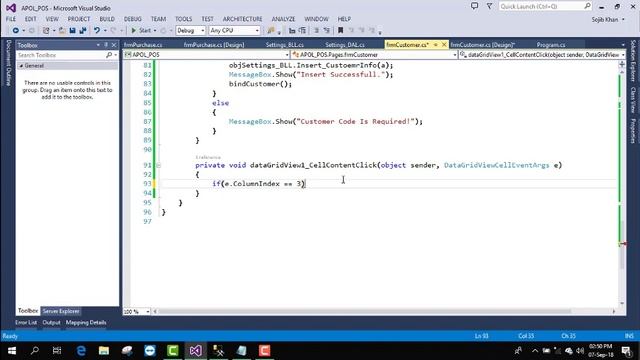 How to Add - Edit And Delete button in Grid view C# Windows Application