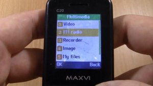 MAXVI C20 incoming call