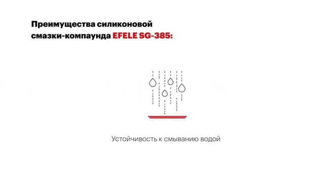 Силиконовая смазка-компаунд EFELE SG-385 с пищевым допуском NSF H1