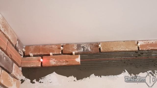 Кирпичная стена - интерьер в стиле лофт (укладка плитки под кирпич своими руками) смотреть онлайн