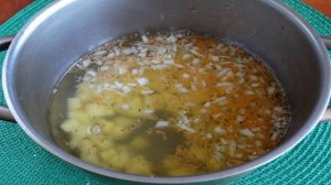 Походный суп со шпротами