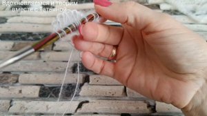 Воздушный палантин из мохера/ Всего 33 г/ МК🧶