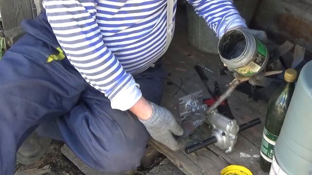 Смазка насадки   культиватора.