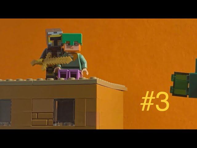Премьера Лего Майнкрафт мульт 3 серия! Lego Minecraft анимация эпизод 3 "Знакомство со странником"