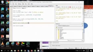 Python tkinter Canvas (Part 1)