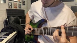 I PLAY MY FIRTS 8 STRING GUITAR CORT kx508