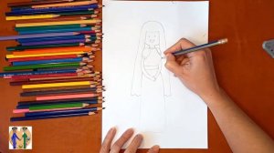 Как нарисовать принцессу Бубль Гум. Онлайн-школа рисования "Малевашки"
