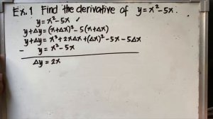 DIFFERENTIAL CALCULUS | The DERIVATIVE in 4 STEPS with EXAMPLES