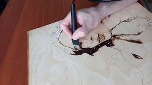 Выжигание по дереву(портрет на заказ)!