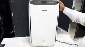 Philips Air Purifier with HEPA Filter Type - AC121720 (White_Free Size)Live #Inboxing#