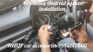 Kia Seltos Android system installation | 10.1 inch touch screen with reverse camera