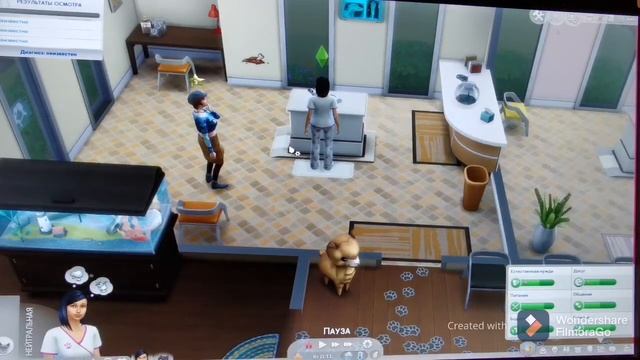 The Sims 4 | Челлендж#1 Живём и работаем в Ветеринарной Клинике ? смотреть онлайн