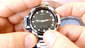 КОРРЕКТИРОВКА CASIO SGW-450, РЕЖИМ ЧАСОВ