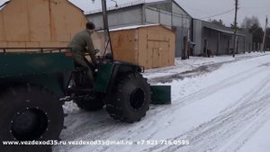 Снегоотвал для Вездехода Вепрь V5 и V8, а также при желании на другие модели вездеходов.