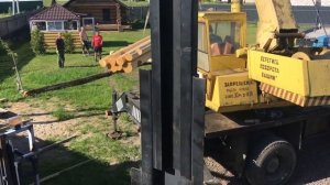 Кран маз 500 выгрузка сруба