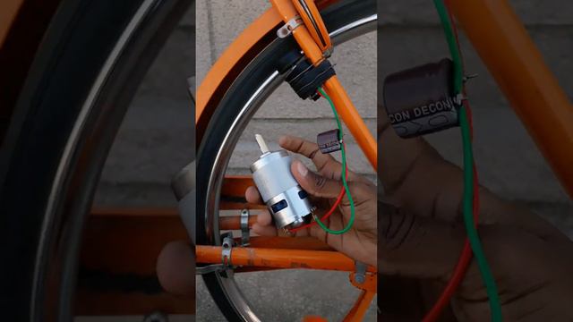 testing a 775 dc motor with homemade cycle dynamo | 775 dc motor || MTC 2.0