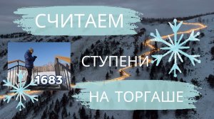 Лестница на Торгашинском хребте: своими ногами считаем ступени