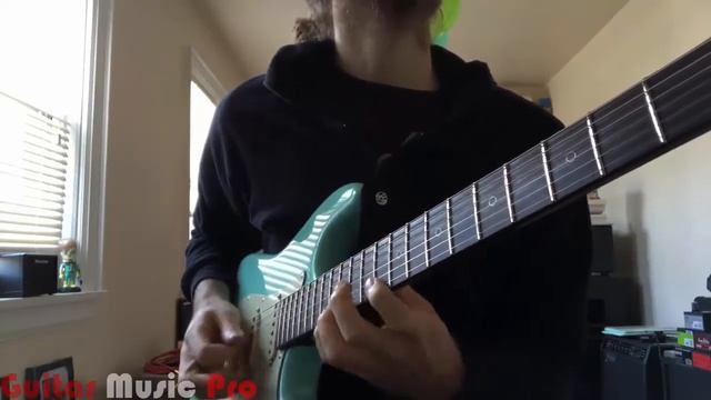 Nick Johnston Practicing On Schecter Guitar смотреть онлайн
