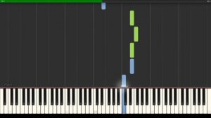 Украинская народная песня "Ой ты, дивчина". Туториал на Synthesia