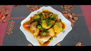 УЖИН. ОЧЕНЬ ПРОСТОЕ И ВКУСНОЕ БЛЮДО. МЯСО С ОВОЩАМИ.