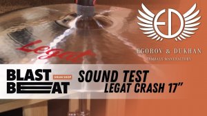 EDCymbals Legat Crash 17'' 2018 Sound Test