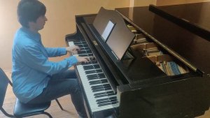[аккомпанемент] В.А. Моцарт, Немецкий танец Ре мажор для скрипки и фортепиано