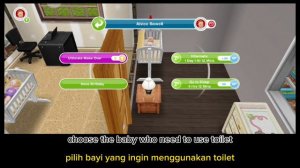 100% WORK HOW TO USE TOILET TO BOOST BABY INFANT MOOD THE SIMS FREEPLAY | Toilet The Sims Free Play