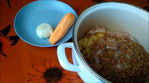 Суп с гречкой