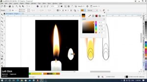 Candle Light Effect in Corel Draw | Candle Fire Effect | #CorelDraw #Fire #Effect #Vector #Corel