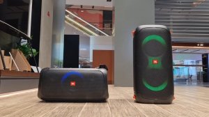 JBL Partybox on the go vs JBL Partybox 110 Bass Comparison