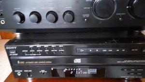 Test Sony Integrated stereo amplifier TA FE530R cdp-c325M 5 cd player