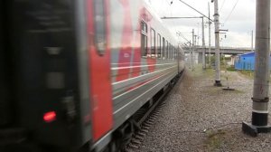 ЧС7-056 с поездом №143  Санкт-Петербург — Донецк + ЭТ2М-059