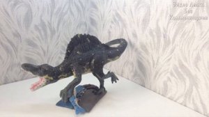 Видео лепка Спинозавор Spinosaurus Dinosaur Claymation