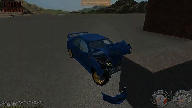 Rigs of Rods - Subaru Impreza Crash Test смотреть онлайн