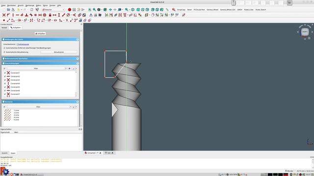 FreeCAD - Schraube und Mutter - Vollparametrisch смотреть онлайн