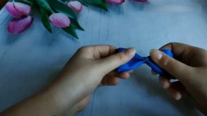 Бабочка  для мальчика из репсовой ленты мк Натальи Бойко