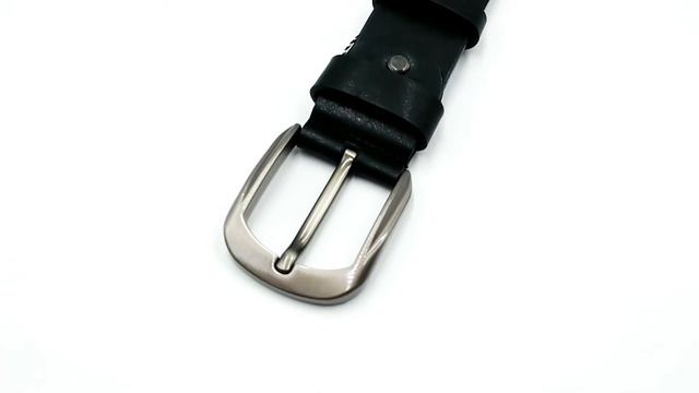 Мужской кожаный ремень черный длинный Johnson 18739 смотреть онлайн