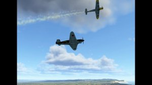 Як-7б против  Bf109 F-4,  стандартный бой.